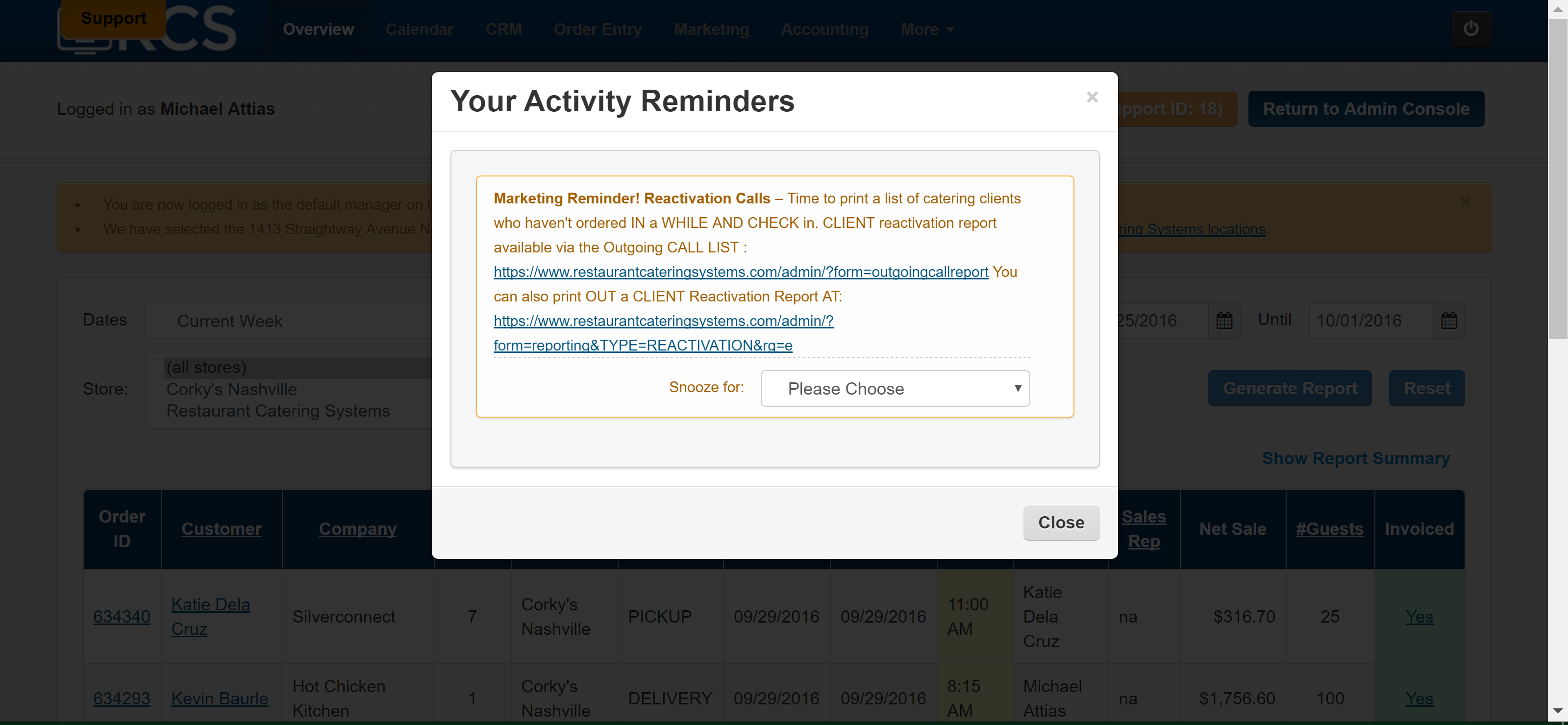 Setting Up Marketing Calendar Reminder Notifications Support Center
